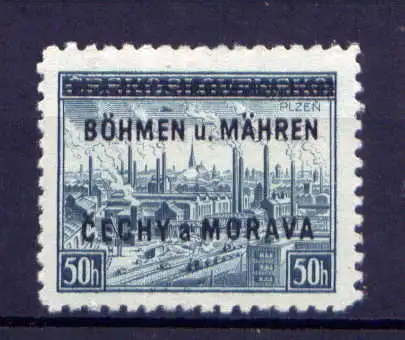 (607) Böhmen und Mähren Nr.7             **  postfrisch