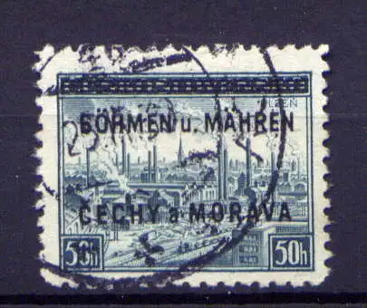 (608) Böhmen und Mähren Nr.7             O  gestempelt