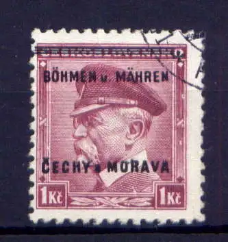 (610) Böhmen und Mähren Nr.10             O  gestempelt