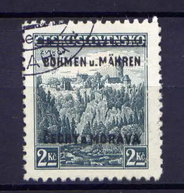 (612) Böhmen und Mähren Nr.14             O  gestempelt