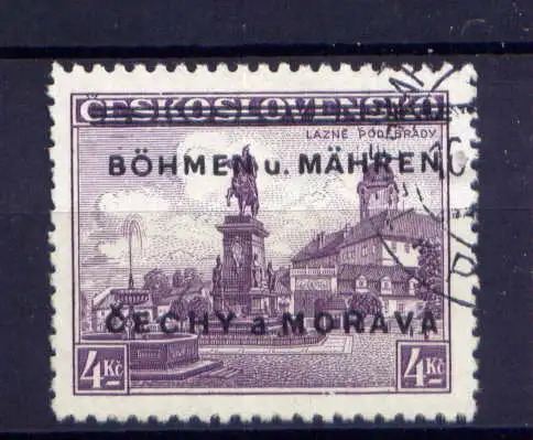 (613) Böhmen und Mähren Nr.17             O  gestempelt