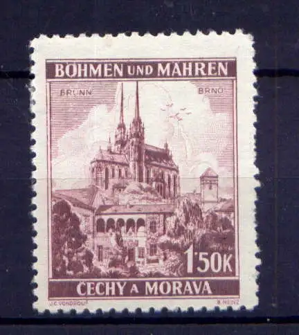 (628) Böhmen und Mähren Nr.30             *  ungebraucht