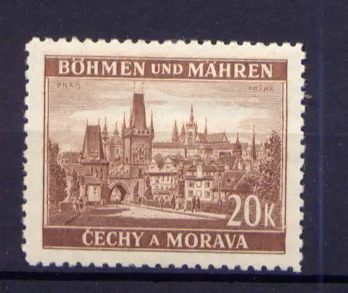 (631) Böhmen und Mähren Nr.37             *  ungebraucht