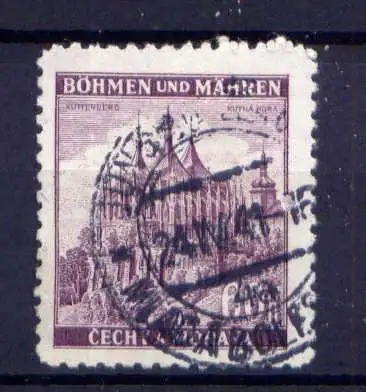 (636) Böhmen und Mähren Nr.27             O  gestempelt