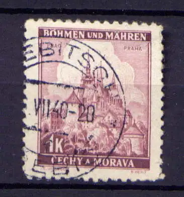 (637) Böhmen und Mähren Nr.28             O  gestempelt