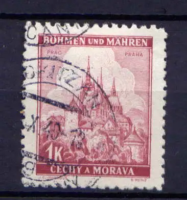 (638) Böhmen und Mähren Nr.28             O  gestempelt