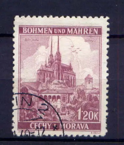 (639) Böhmen und Mähren Nr.29             O  gestempelt