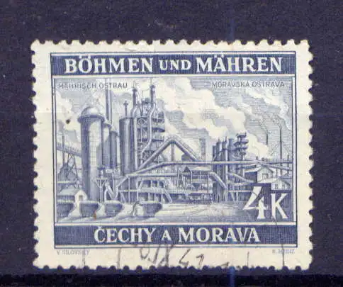 (645) Böhmen und Mähren Nr.34             O  gestempelt