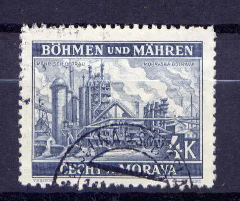 (647) Böhmen und Mähren Nr.34             O  gestempelt