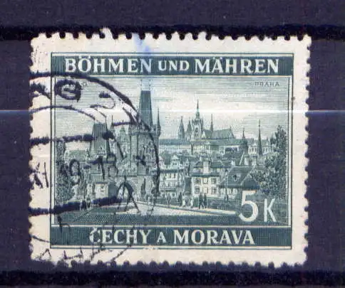 (650) Böhmen und Mähren Nr.35             O  gestempelt
