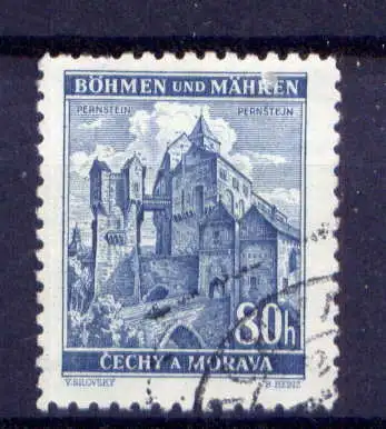 (656) Böhmen und Mähren Nr.40             O  gestempelt