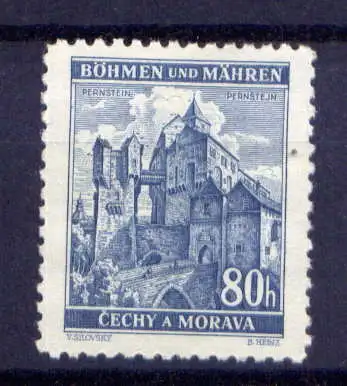 (658) Böhmen und Mähren Nr.40             *  ungebraucht
