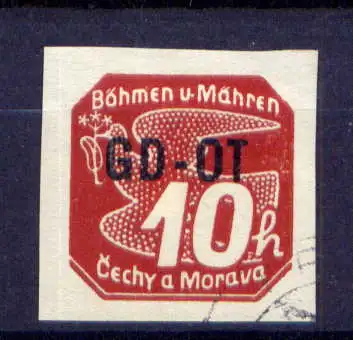 (668) Böhmen und Mähren Nr.51             O  gestempelt