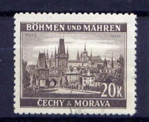 (687) Böhmen und Mähren Nr.61               O  gestempelt