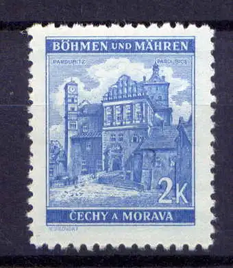 (703) Böhmen und Mähren Nr.70               **  postfrisch