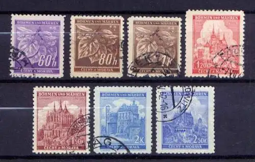 (705) Böhmen und Mähren Nr.65/72               **  postfrisch