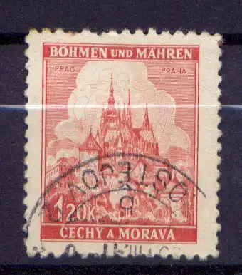 (711) Böhmen und Mähren Nr.68               O  gestempelt