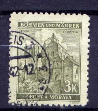 (714) Böhmen und Mähren Nr.72               O  gestempelt