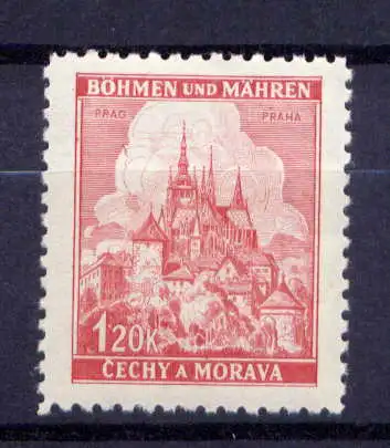 (720) Böhmen und Mähren Nr.68               *  ungebraucht