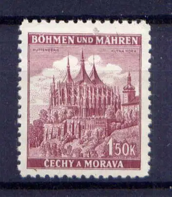 (721) Böhmen und Mähren Nr.69               **  postfrisch