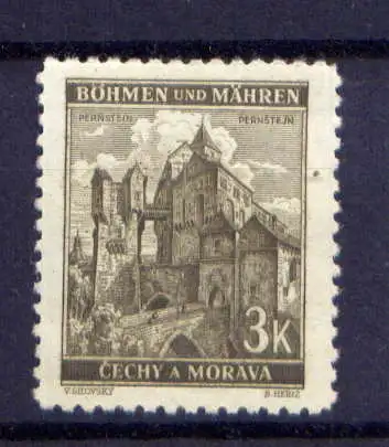 (723) Böhmen und Mähren Nr.72               *  ungebraucht