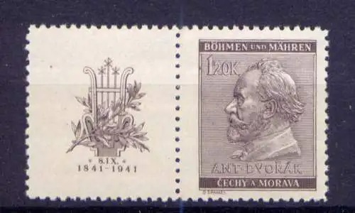 (726) Böhmen und Mähren Nr.74 Zf               **  postfrisch