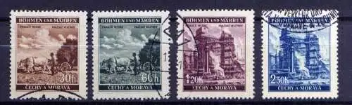 (729) Böhmen und Mähren Nr.75/8               O  gestempelt