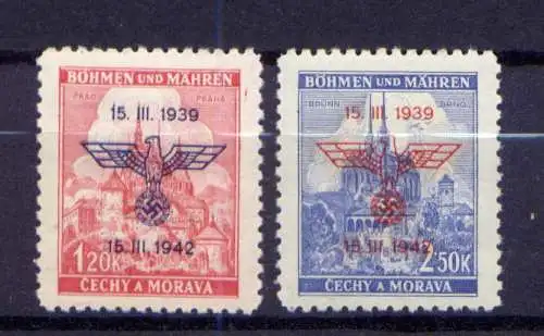 (739) Böhmen und Mähren Nr.83/4               **  postfrisch