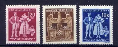 (801) Böhmen und Mähren Nr.133/5               **  postfrisch