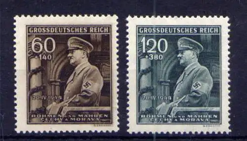(804) Böhmen und Mähren Nr.136/7               **  postfrisch