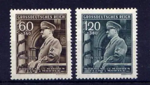(805) Böhmen und Mähren Nr.136/7               *  ungebraucht