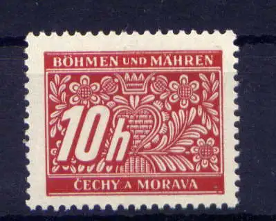 (834) Böhmen und Mähren Porto Nr.2               **  postfrisch