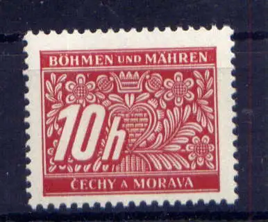 (835) Böhmen und Mähren Porto Nr.2               **  postfrisch