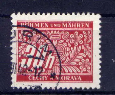(840) Böhmen und Mähren Porto Nr.4               O  gestempelt