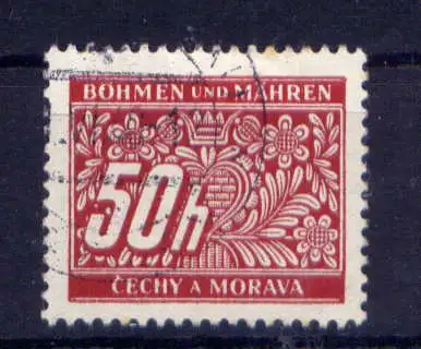 (841) Böhmen und Mähren Porto Nr.6               O  gestempelt