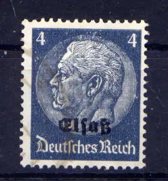 (062) Deutsches Reich Elsass Nr.2                 O  gestempelt