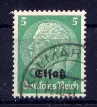 (063) Deutsches Reich Elsass Nr.3                 O  gestempelt
