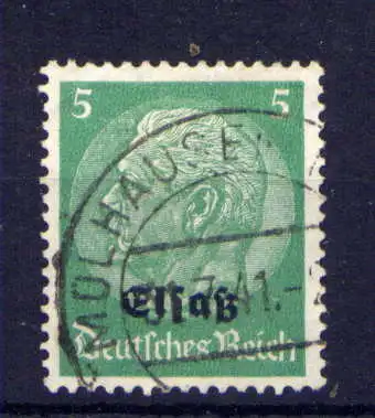 (064) Deutsches Reich Elsass Nr.3                 O  gestempelt