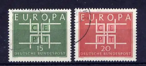 (14144) BRD Nr.406/7                      O  gestempelt