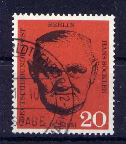 (3313) Berlin West Nr.197                 O  gestempelt