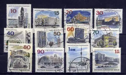 (3321) Berlin West Nr.254/65                 O  gestempelt