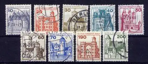 (3394) Berlin West Nr.532/40                 O  gestempelt
