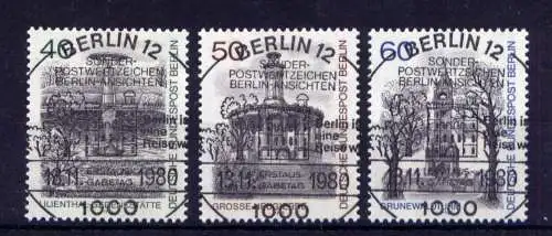(3443) Berlin West Nr.634/6                         O  gestempelt