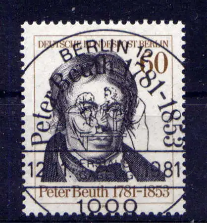 (3453) Berlin West Nr.654                         O  gestempelt