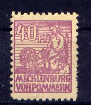 (2330) SBZ Sowjetische Besatzungszone  Nr.40              **  postfrisch