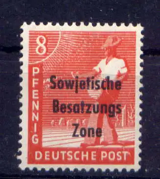 (2351) SBZ Sowjetische Besatzungszone  Nr.184              **  postfrisch