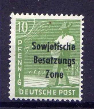 (2352) SBZ Sowjetische Besatzungszone  Nr.185              **  postfrisch