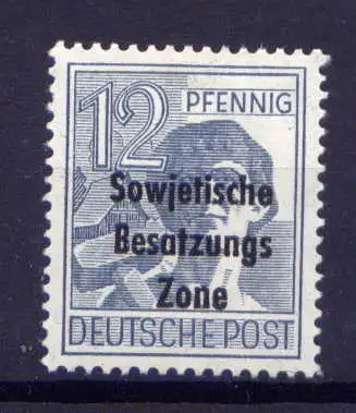 (2353) SBZ Sowjetische Besatzungszone  Nr.186              **  postfrisch
