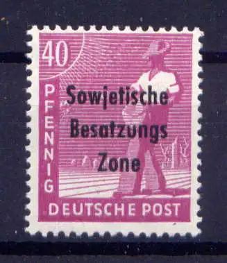 (2357) SBZ Sowjetische Besatzungszone  Nr.193              **  postfrisch