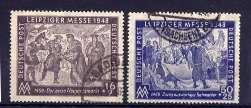 (2362) SBZ Sowjetische Besatzungszone  Nr.198/9              O  gestempelt